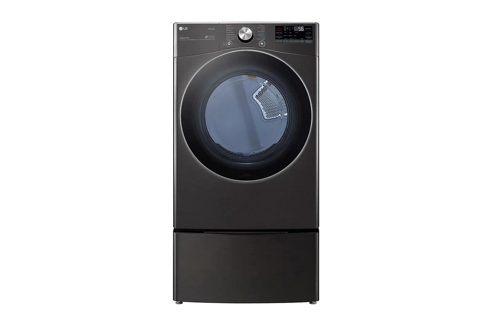 Lg DLEX4200B 7.4 cu. ft. Ultra Large Capacity Smart wi-fi Enabled Front Load Electric Dryer with TurboSteam™ and Built-In Intelligence