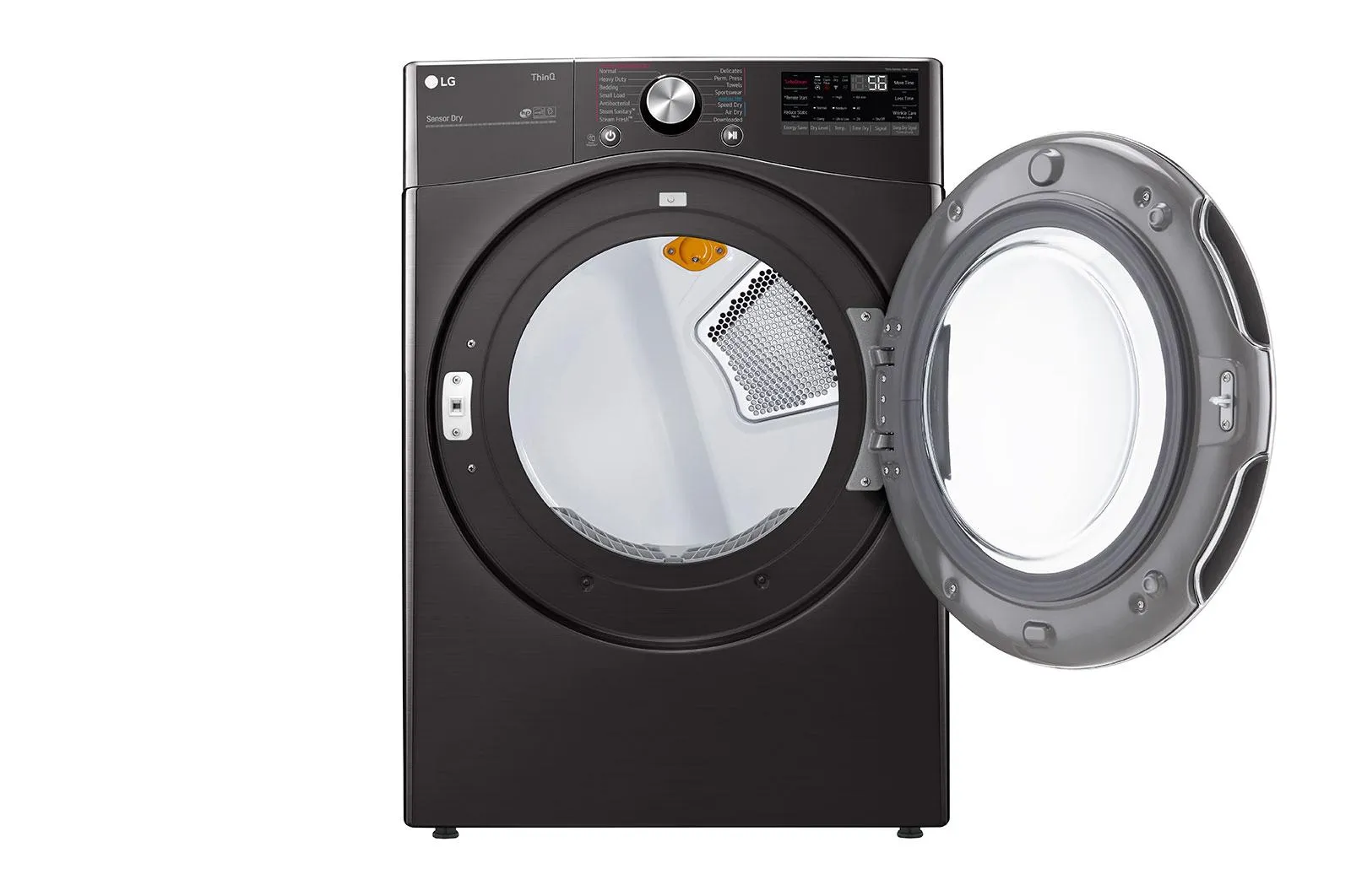 Lg DLEX4200B 7.4 cu. ft. Ultra Large Capacity Smart wi-fi Enabled Front Load Electric Dryer with TurboSteam™ and Built-In Intelligence