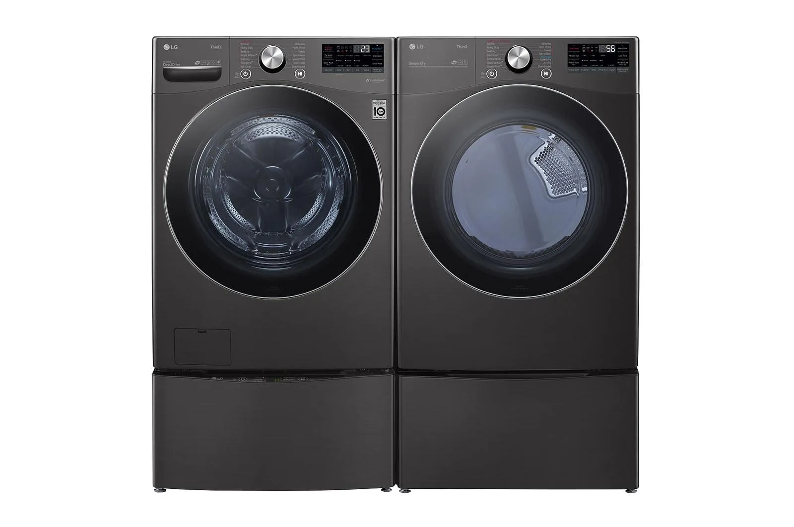 Lg DLEX4200B 7.4 cu. ft. Ultra Large Capacity Smart wi-fi Enabled Front Load Electric Dryer with TurboSteam™ and Built-In Intelligence