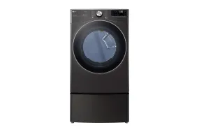 Lg DLEX4200B 7.4 cu. ft. Ultra Large Capacity Smart wi-fi Enabled Front Load Electric Dryer with TurboSteam™ and Built-In Intelligence