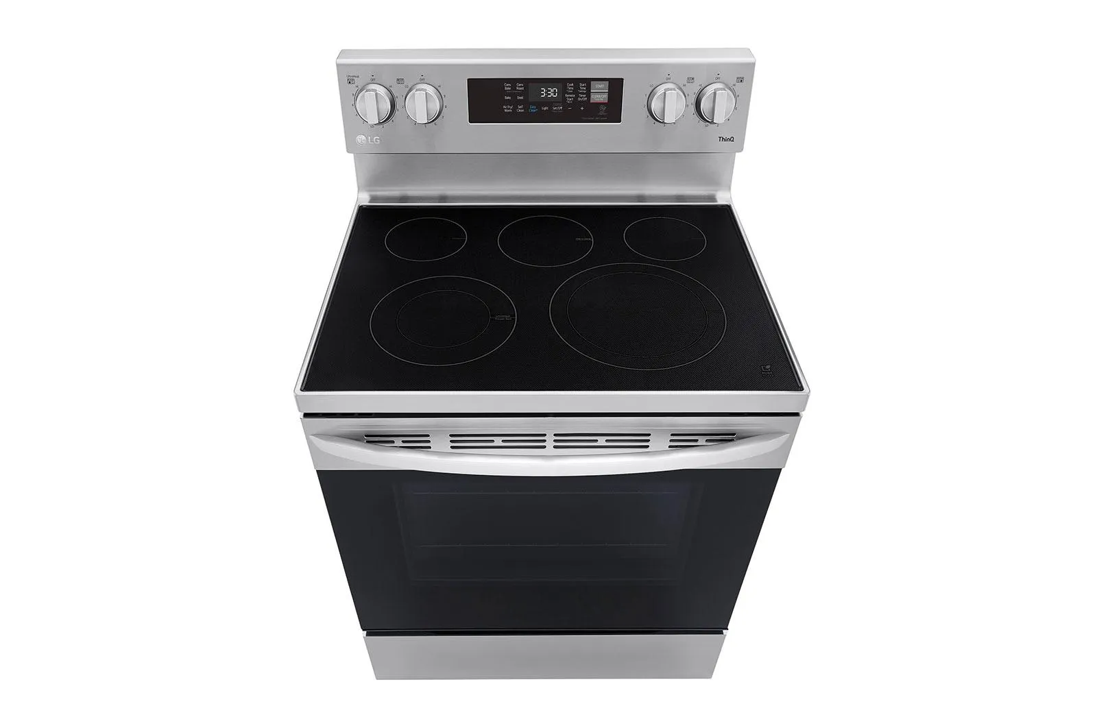 Lg LREL6323S 6.3 cu ft. Smart Wi-Fi Enabled Fan Convection Electric Range with Air Fry & EasyClean®