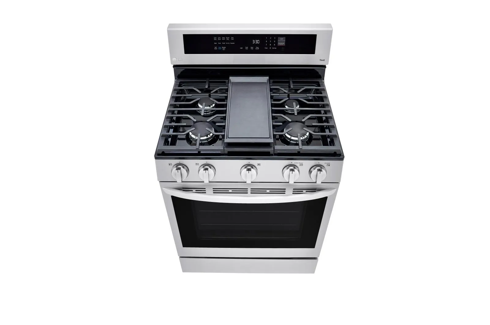 Lg LRGL5825F 5.8 cu ft. Smart Wi-Fi Enabled True Convection InstaView® Gas Range with Air Fry