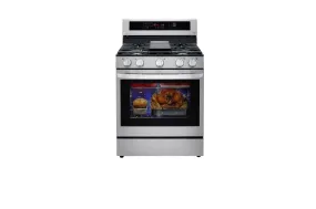 Lg LRGL5825F 5.8 cu ft. Smart Wi-Fi Enabled True Convection InstaView® Gas Range with Air Fry