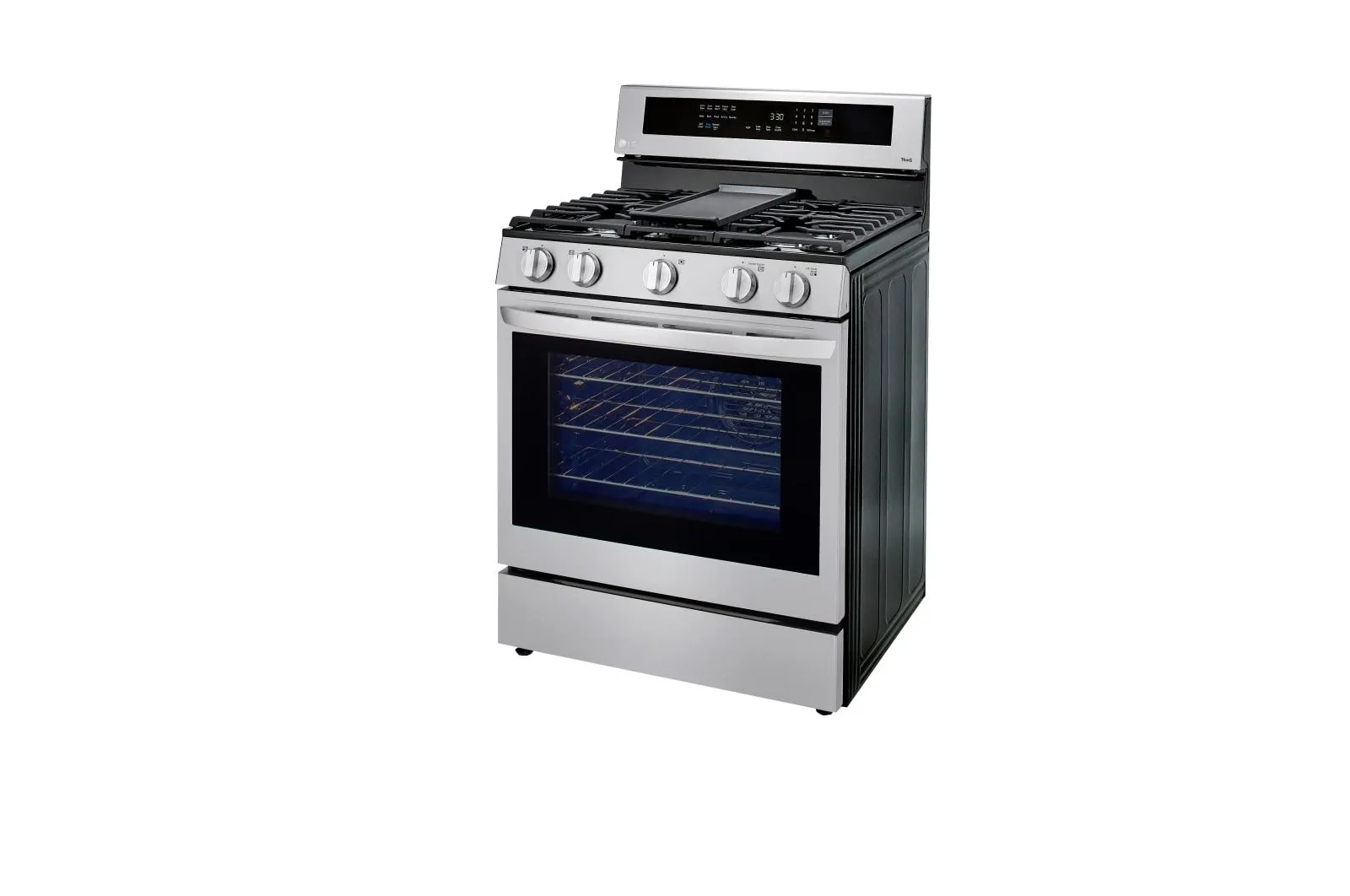 Lg LRGL5825F 5.8 cu ft. Smart Wi-Fi Enabled True Convection InstaView® Gas Range with Air Fry