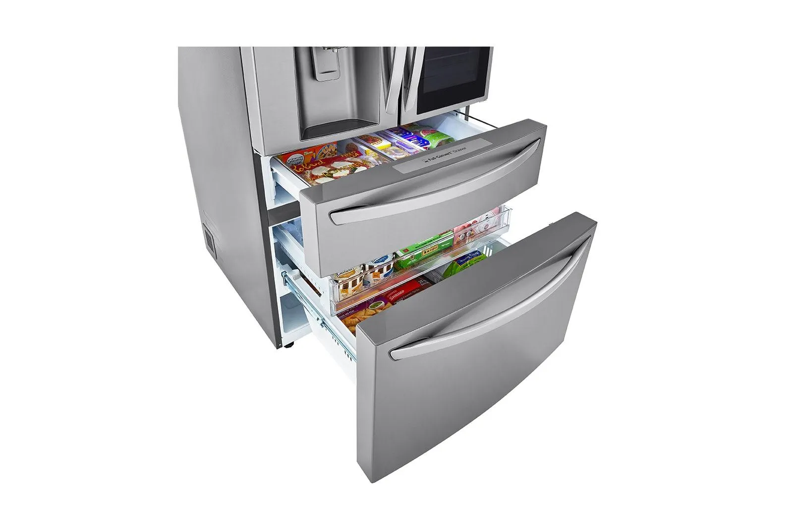 Lg LRMVC2306S 23 cu. ft. Smart wi-fi Enabled InstaView® Door-in-Door® Counter-Depth Refrigerator with Craft Ice™ Maker