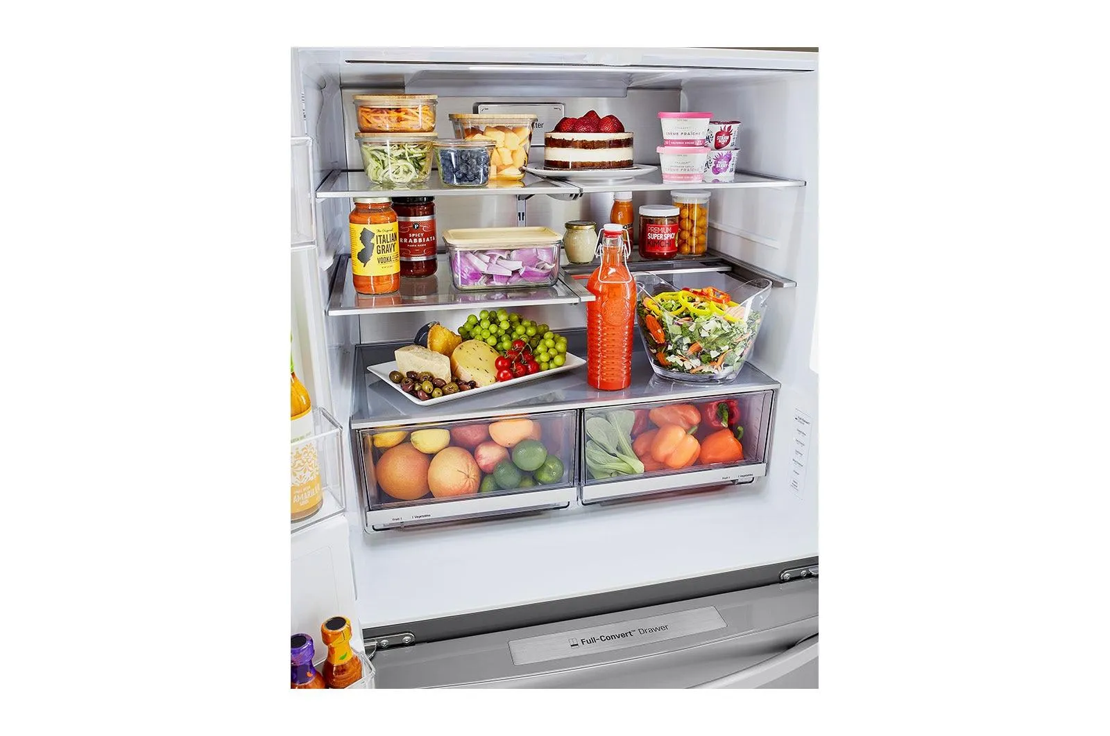 Lg LRMVC2306S 23 cu. ft. Smart wi-fi Enabled InstaView® Door-in-Door® Counter-Depth Refrigerator with Craft Ice™ Maker