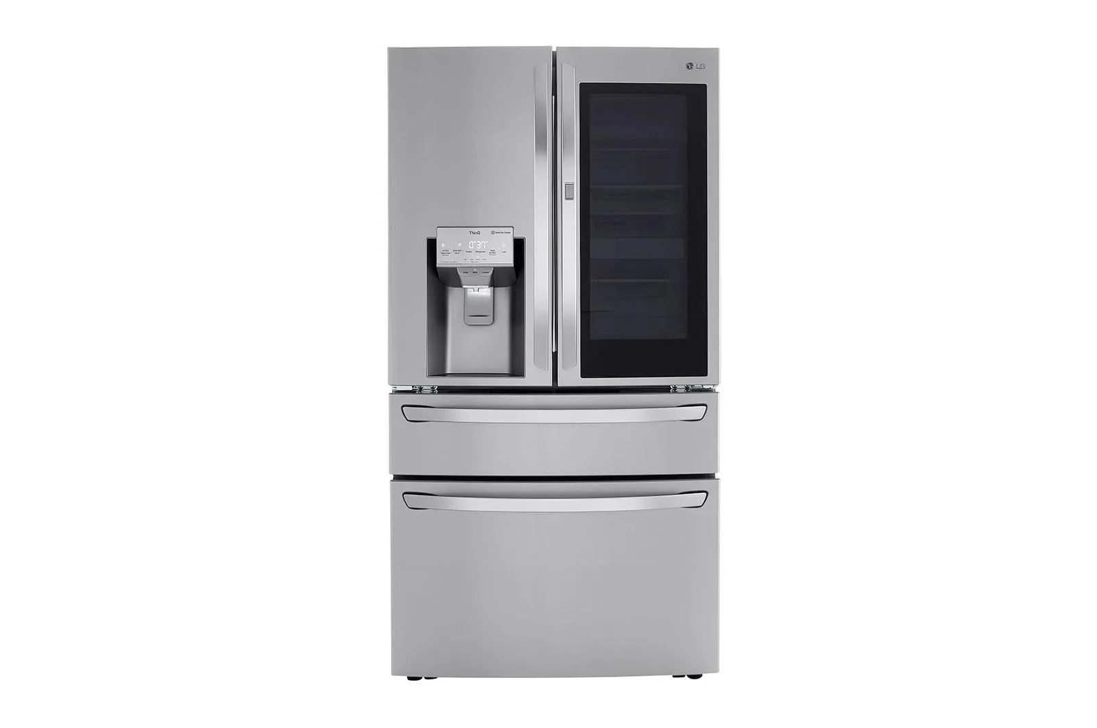 Lg LRMVC2306S 23 cu. ft. Smart wi-fi Enabled InstaView® Door-in-Door® Counter-Depth Refrigerator with Craft Ice™ Maker