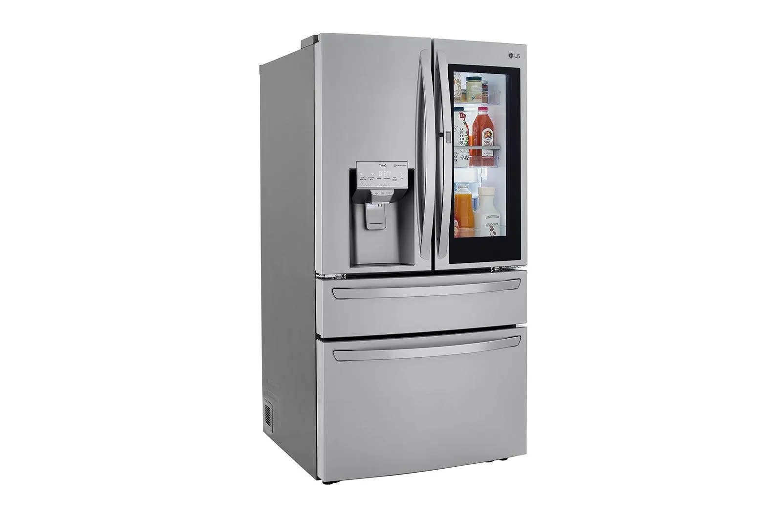 Lg LRMVC2306S 23 cu. ft. Smart wi-fi Enabled InstaView® Door-in-Door® Counter-Depth Refrigerator with Craft Ice™ Maker