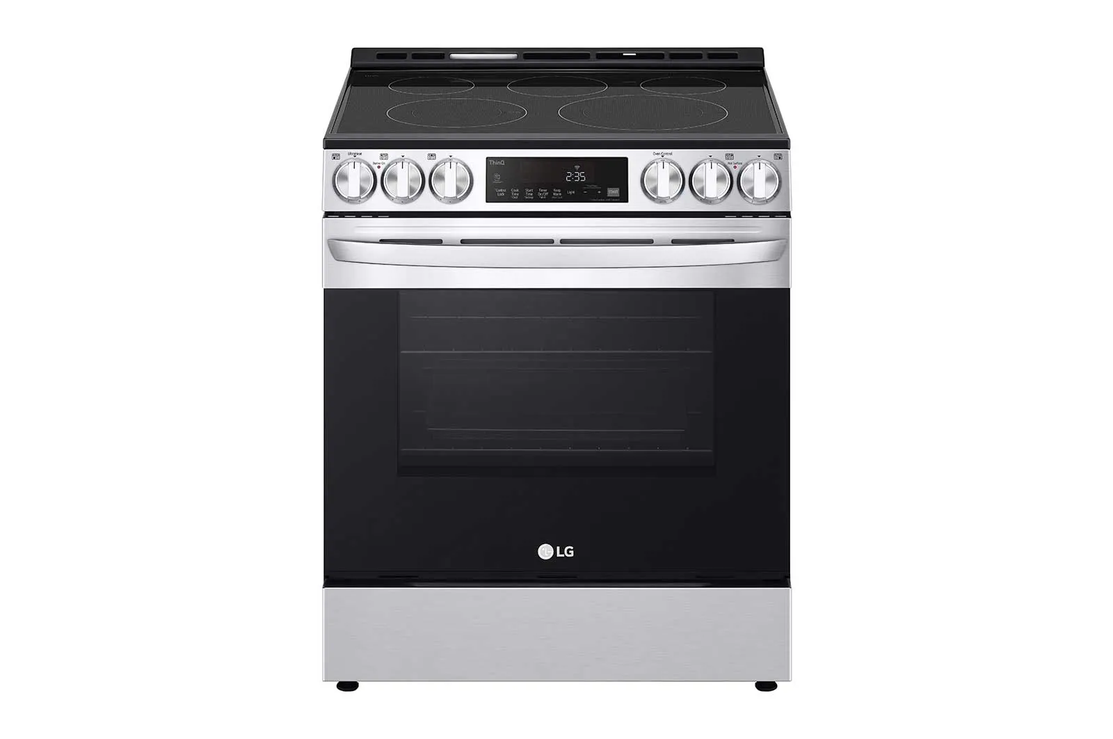 Lg LSEL6333F 6.3 cu ft. Smart Wi-Fi Enabled Fan Convection Electric Slide-in Range with Air Fry & EasyClean®