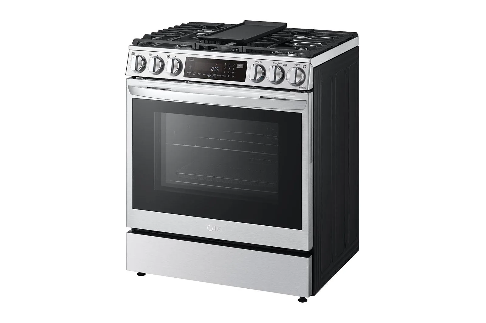 Lg LSGL6335F 6.3 cu ft. Smart wi-fi Enabled ProBake Convection® InstaView® Gas Slide-In Range with Air Fry