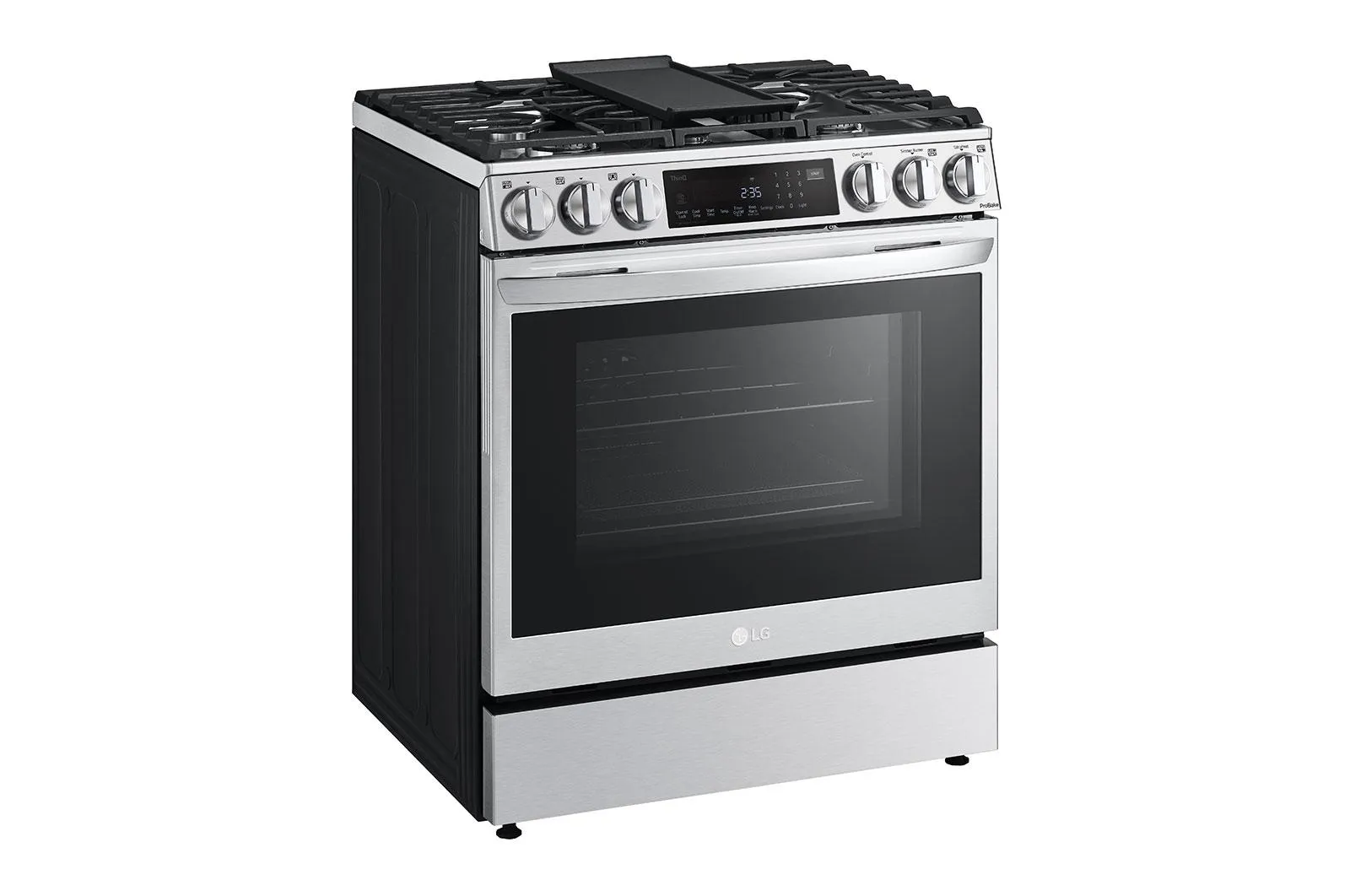 Lg LSGL6335F 6.3 cu ft. Smart wi-fi Enabled ProBake Convection® InstaView® Gas Slide-In Range with Air Fry