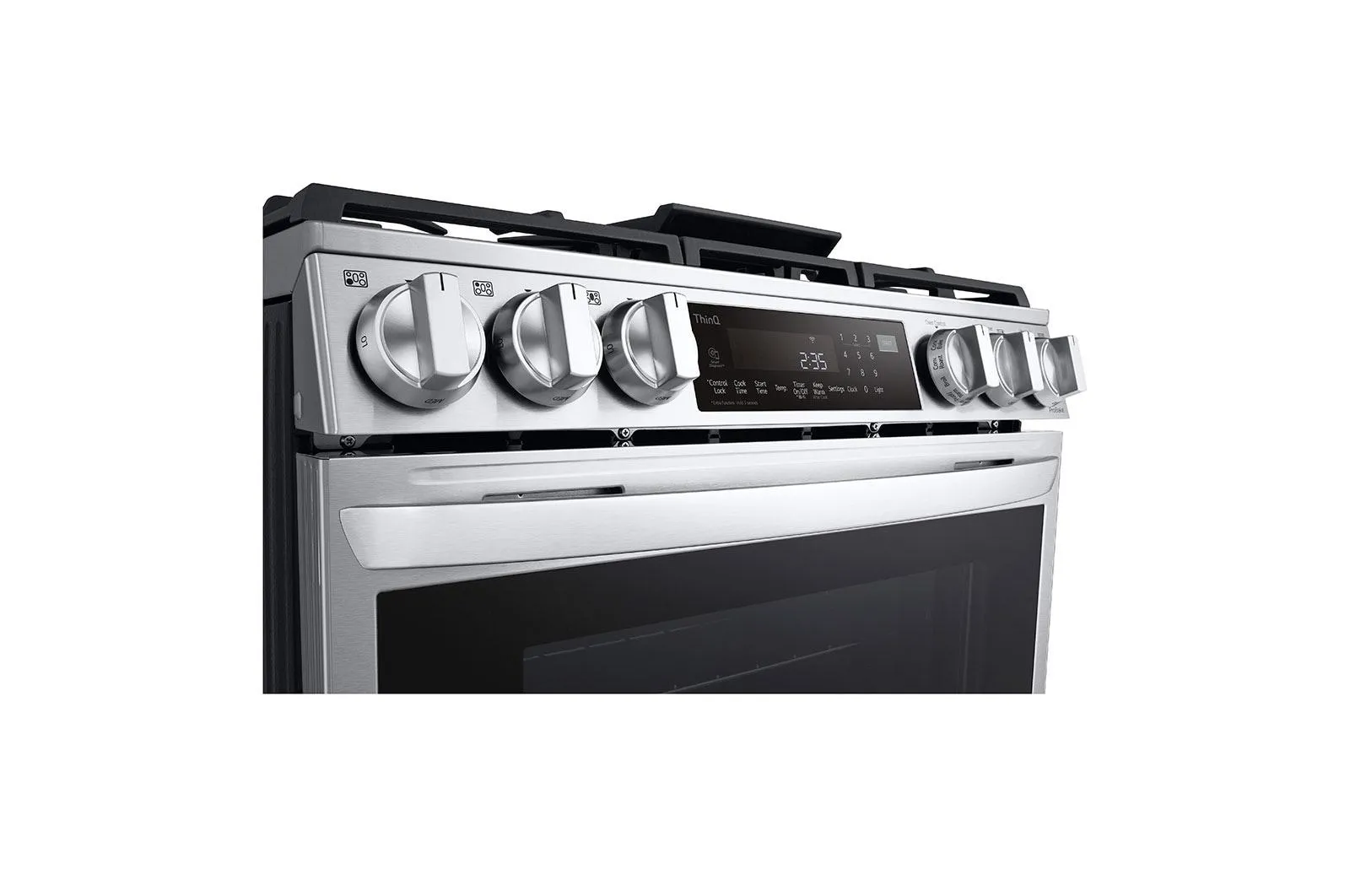 Lg LSGL6335F 6.3 cu ft. Smart wi-fi Enabled ProBake Convection® InstaView® Gas Slide-In Range with Air Fry