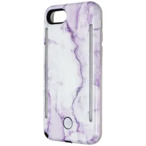 LuMee Duo Series Instaframe Case for Apple iPhone 8 / iPhone 7 - Lavender Marble