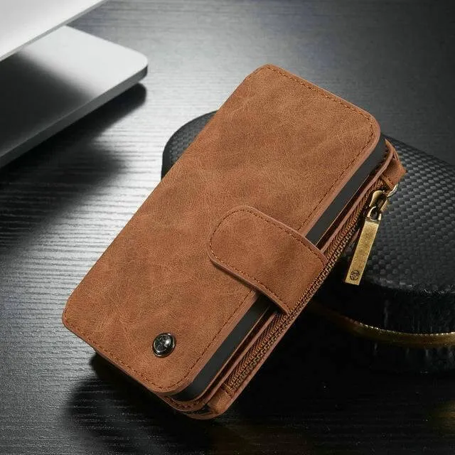 Luxury Magnetic Leather Case for iPhone Models