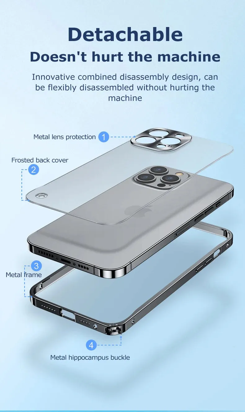 Magnetic Aluminum Frame Phone Cases