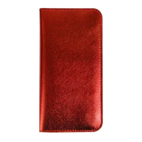 Magnetic Slim Wallet - Metallic Red