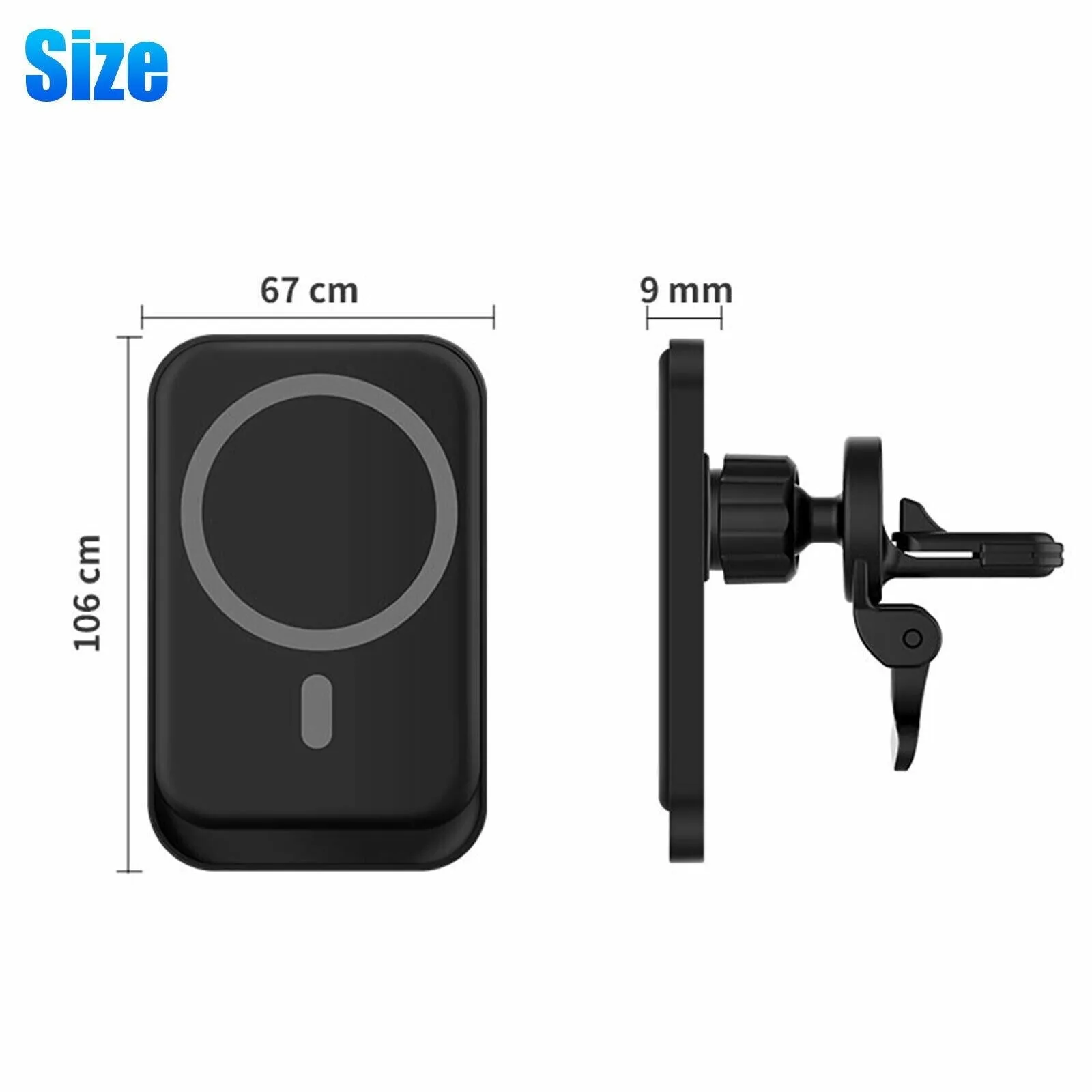 Magnetic Wireless Chargers Car Air Vent Stand Phone Holder Mini QI Fast Charging Station For Phone