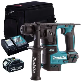 Makita DHR171Z 18V Brushless Rotary Hammer Drill with 1 x 5.0Ah Battery Charger & Tool Bag