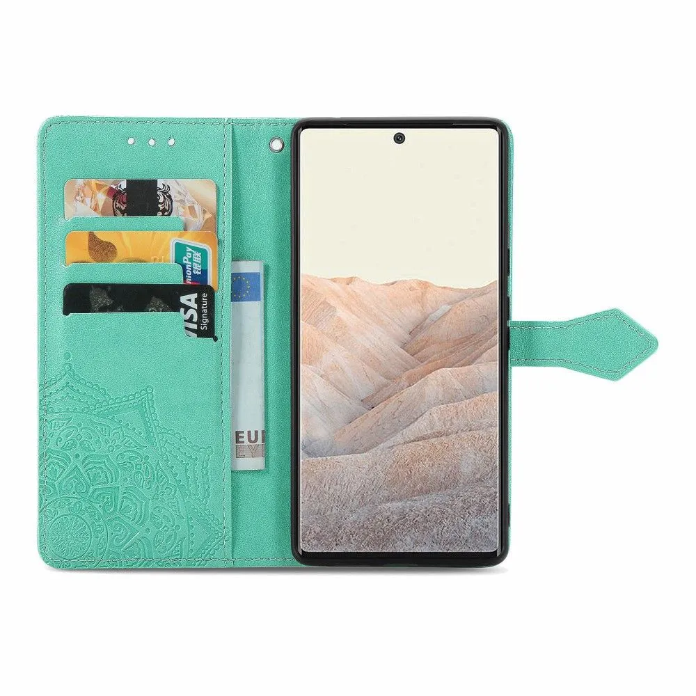 Mandala Google Pixel 6 Flip case - Green