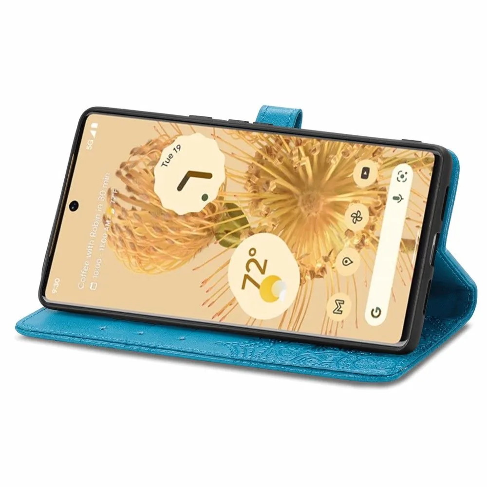 Mandala Google Pixel 6 Pro Flip case - Blue