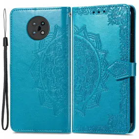 Mandala Nokia G50 Flip case - Blue