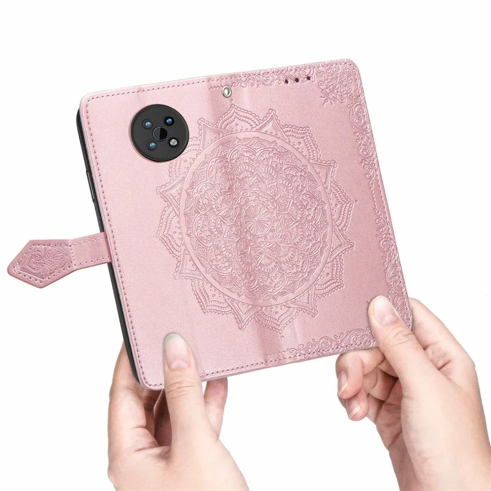 Mandala Nokia G50 Flip case - Rose Gold