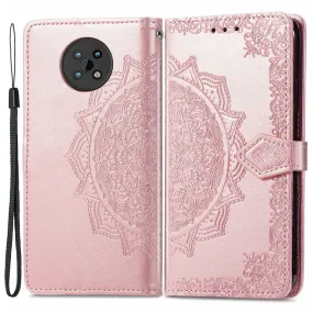 Mandala Nokia G50 Flip case - Rose Gold