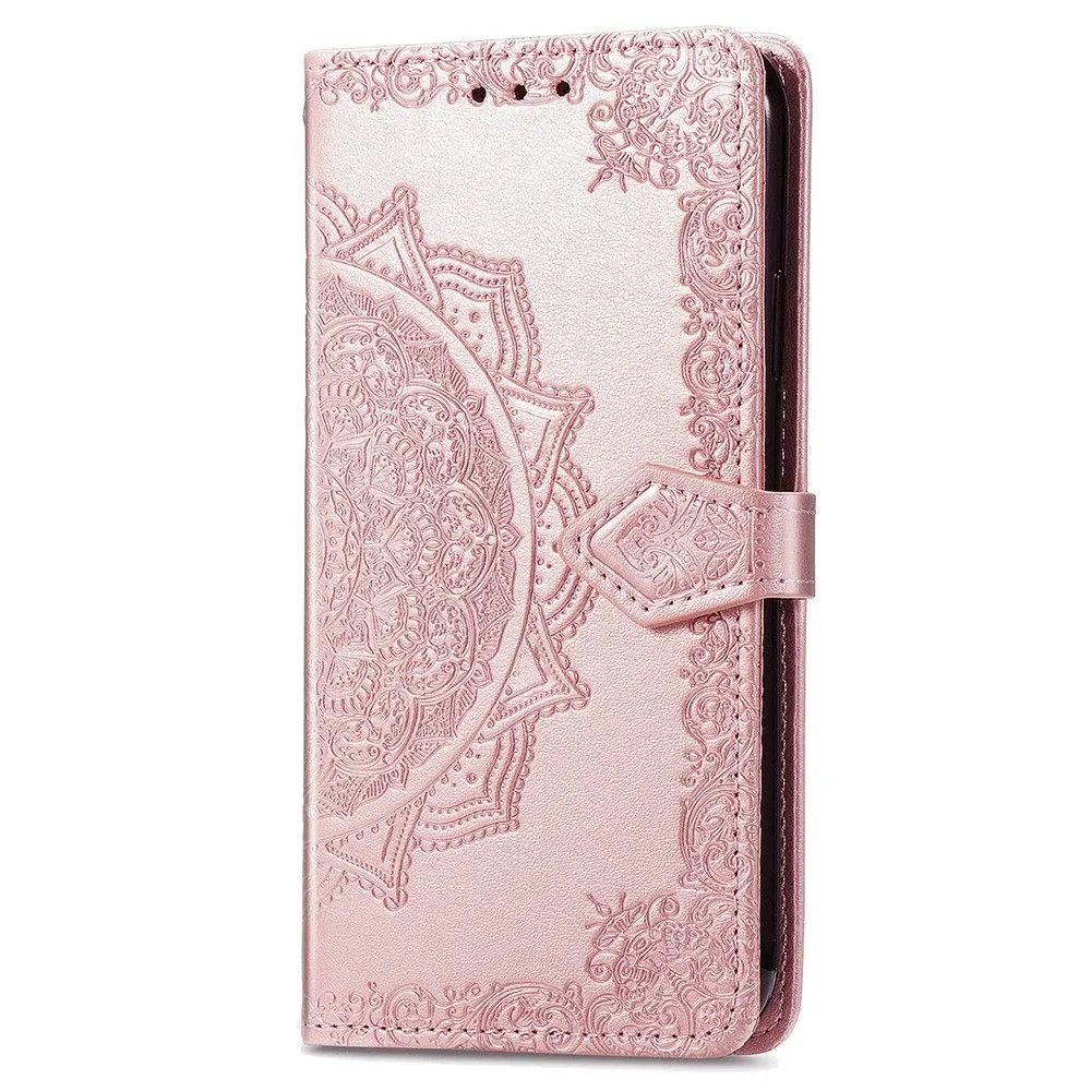 Mandala Samsung Galaxy M23 Flip case - Rose Gold