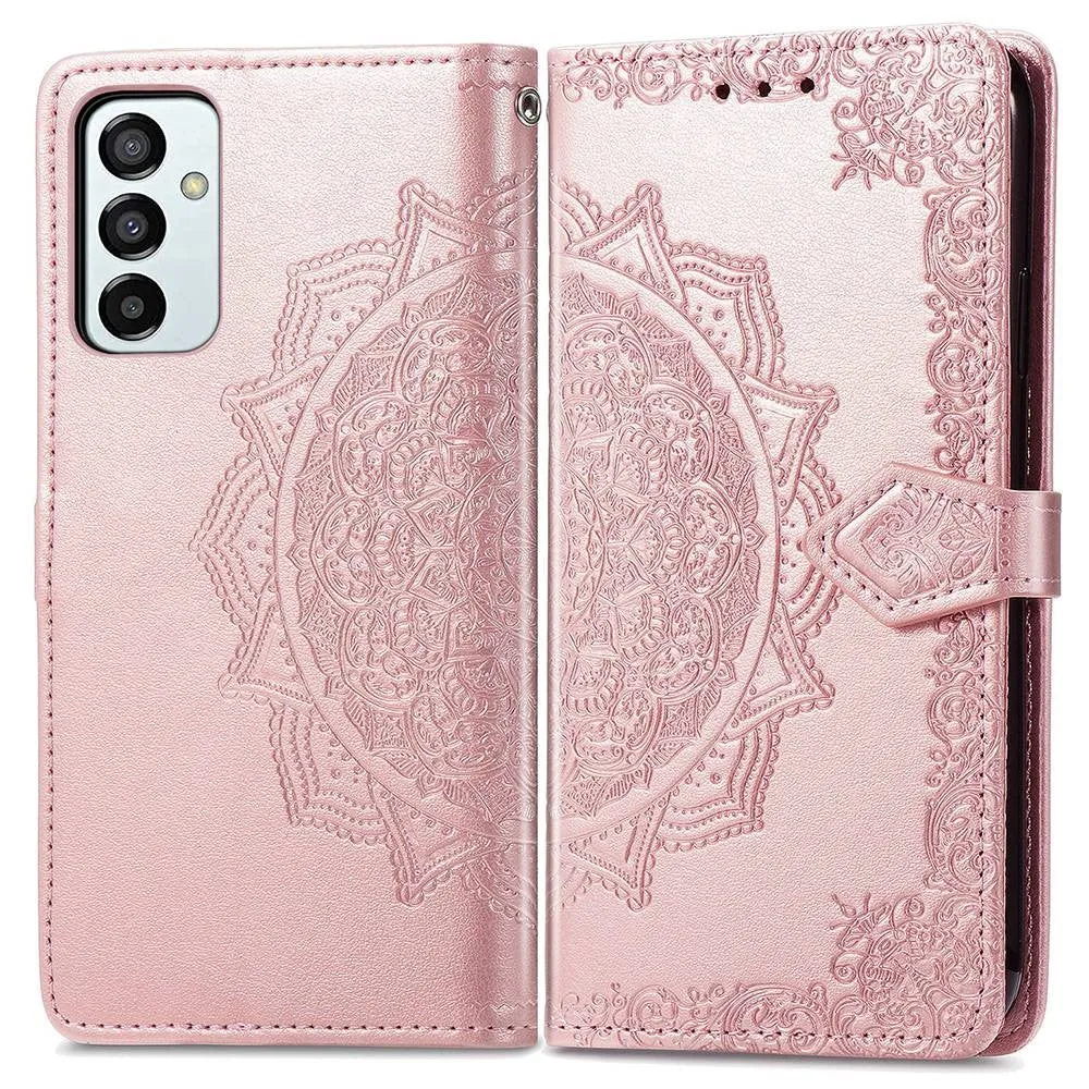 Mandala Samsung Galaxy M23 Flip case - Rose Gold