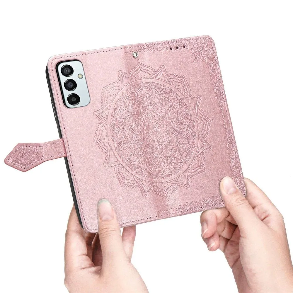 Mandala Samsung Galaxy M23 Flip case - Rose Gold