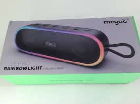 Meguo A15 Pro Bluetooth Wireless Speaker with Rainbow Light