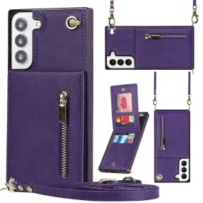 Mel Crossbody Galaxy Leather Case With Stand