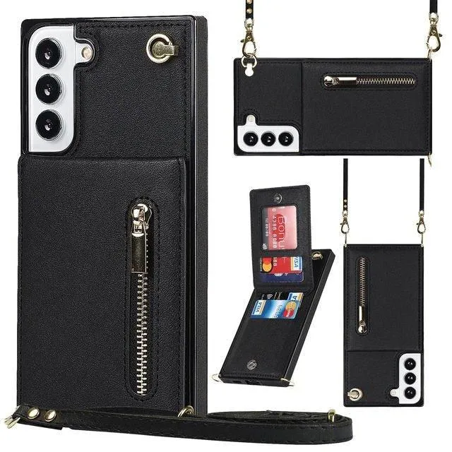 Mel Crossbody Galaxy Leather Case With Stand