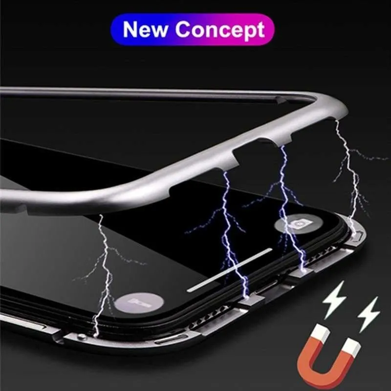 Metal Magnetic Case for iPhone & Samsung