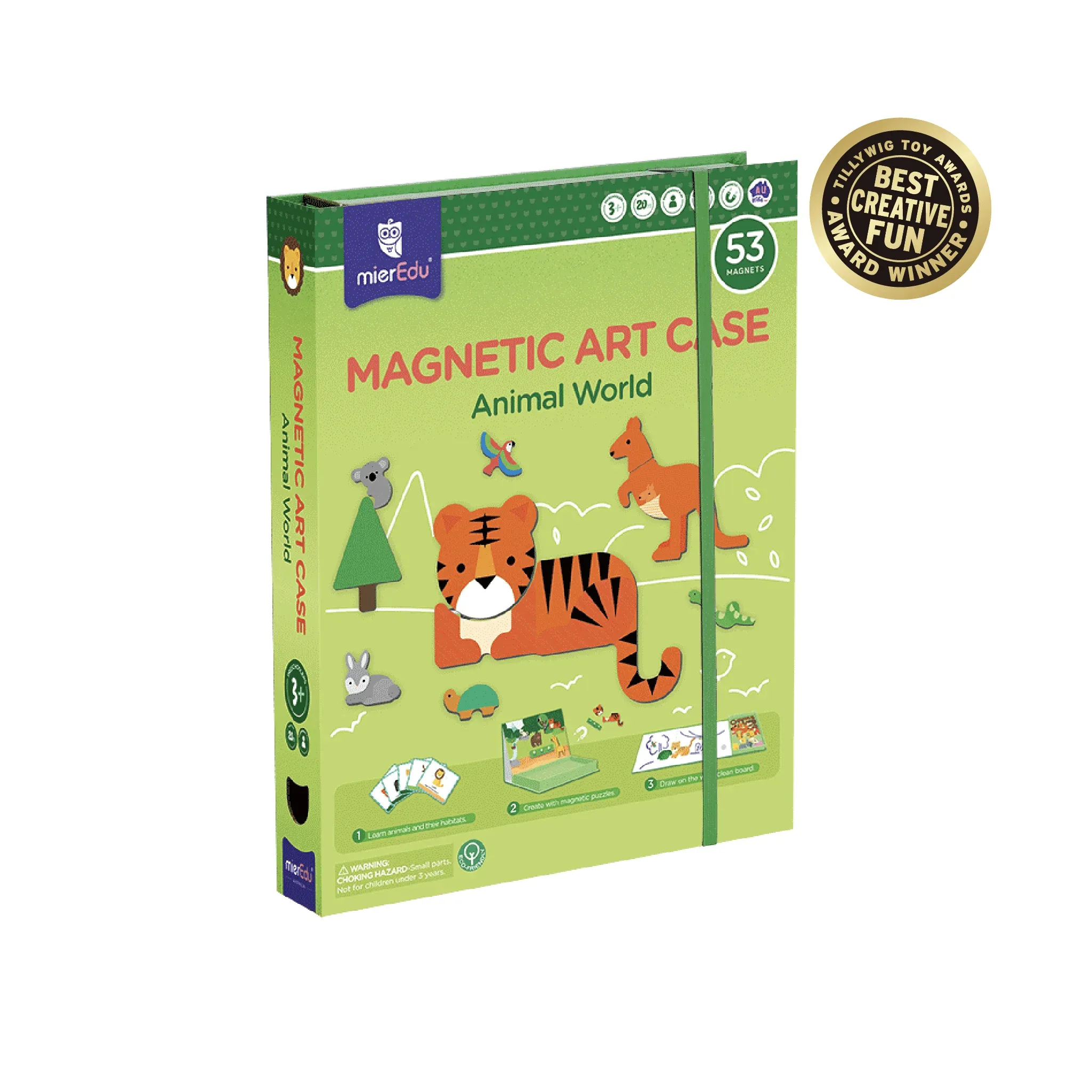 Mieredu Magnetic Art Case - Animal World