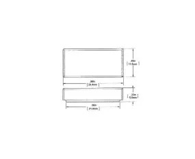 Mighty Mag Rare Earth Magnet In Case, 0.22" x 0.46" x 0.96" - 10 Pack/ 100 Pack