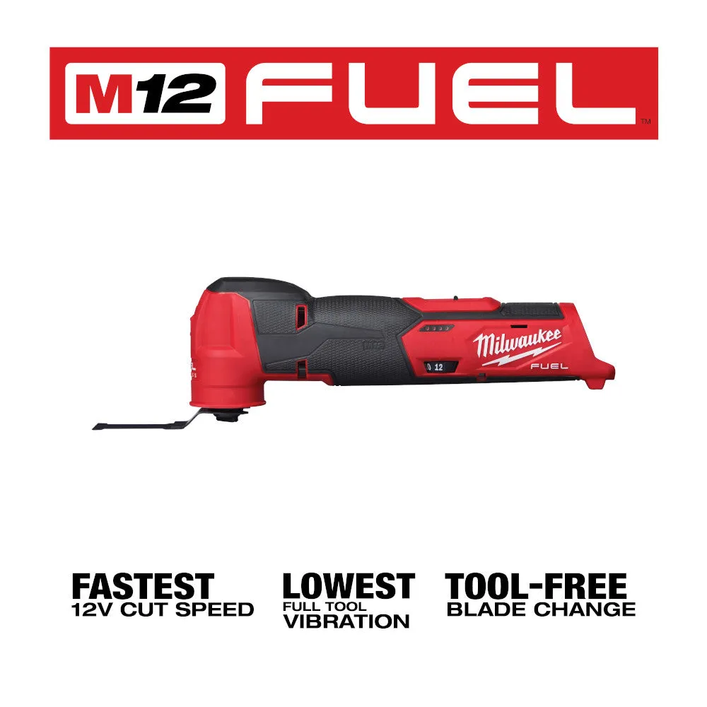 Milwaukee 2526-20B M12 FUEL 12V Oscillating Multi-Tool w/ 5AH High Output Battery