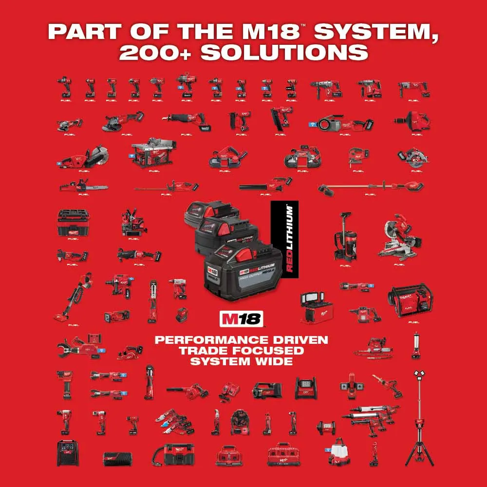 Milwaukee 2922-22 M18™ FORCE LOGIC™ Press Tool w/ ONE-KEY™ w/ 1/2"-2" CTS Jaws