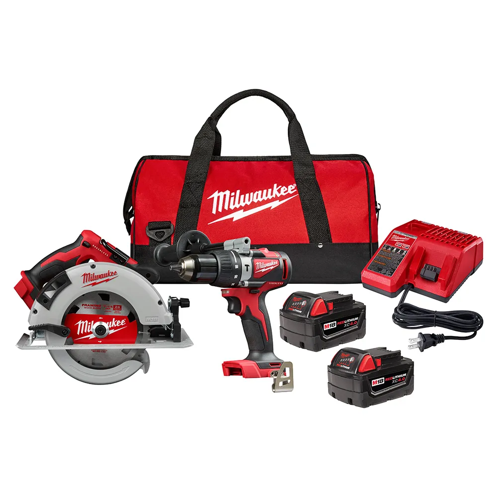 Milwaukee M18 Brushless Combo Kit 2 Pc