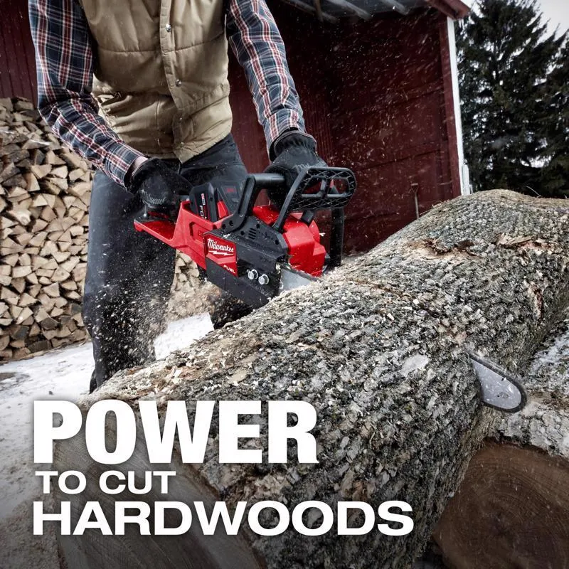 Milwaukee M18 FUEL 2727-21HDB 16 in. 18 V Battery Chainsaw/Leaf Blower Combo Kit (Battery & Charger)