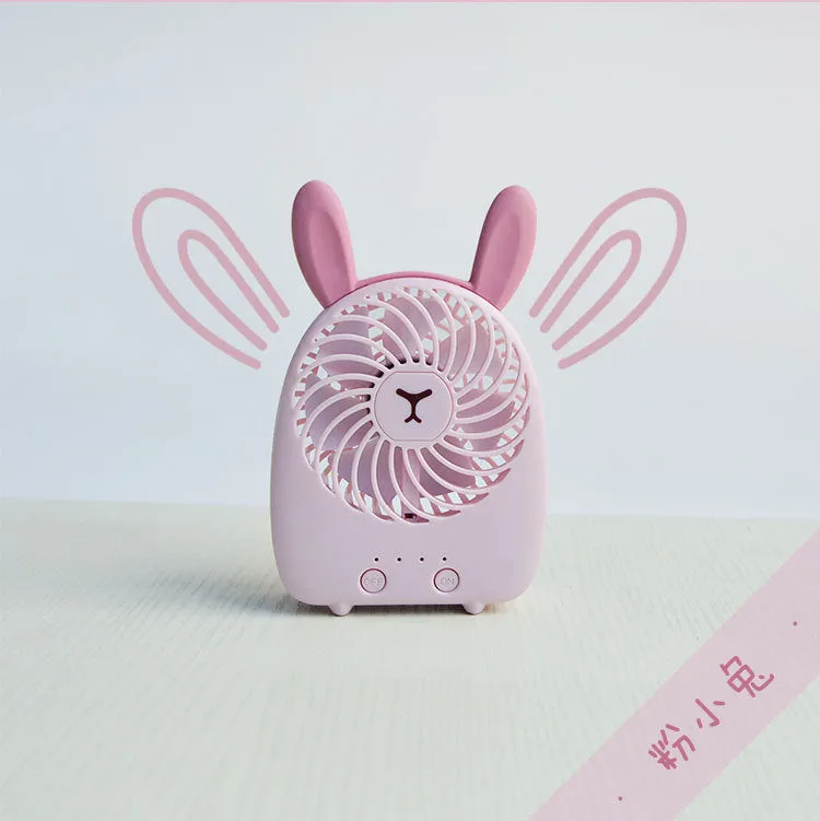 Mini Fan Halter Fashion Creative Cute Pet Cute Charging USB Hand Holding Little Fan