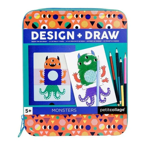 MONSTERS DESIGN & DRAW KIT