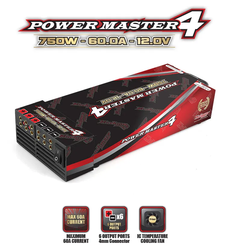 MUCH MORE CTX-P Power Master4・12.6V 60A [750W] Black - MR-MM-CTXP4KE