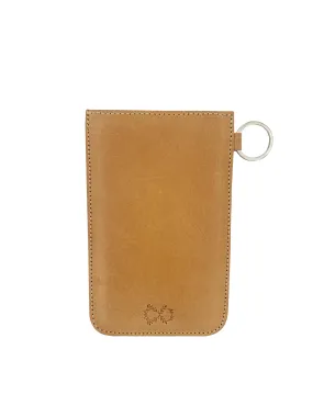 NATURAL LEATHER PHONE CASE HOLDER