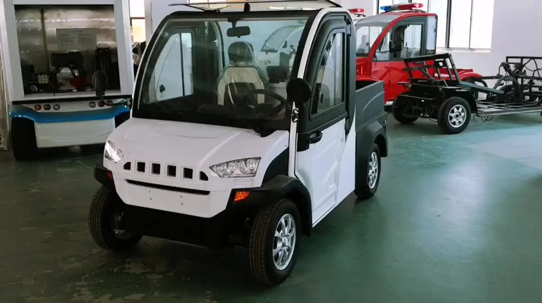 New Electric Car Electric Utility Vehicle with Cargo Box