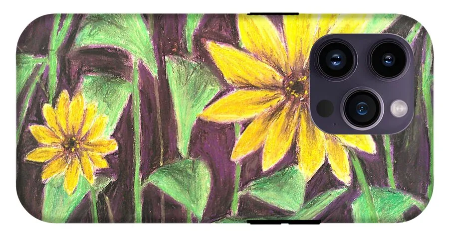 Nights of Sunflowers - Phone Case