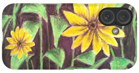 Nights of Sunflowers - Phone Case