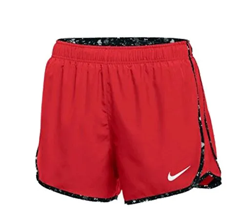 Nike Red/Black Women's Dry Tempo Shorts Small