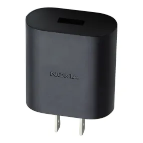 Nokia (5V/2A) Single USB Wall Charger Power Adapter - Black (YUTCH22TVL)