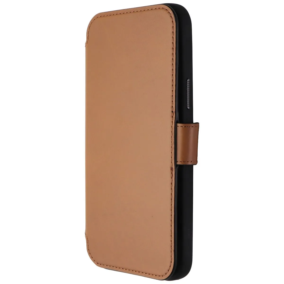 Nomad Modern Leather Folio Case for MagSafe for iPhone 15 Plus - English Tan